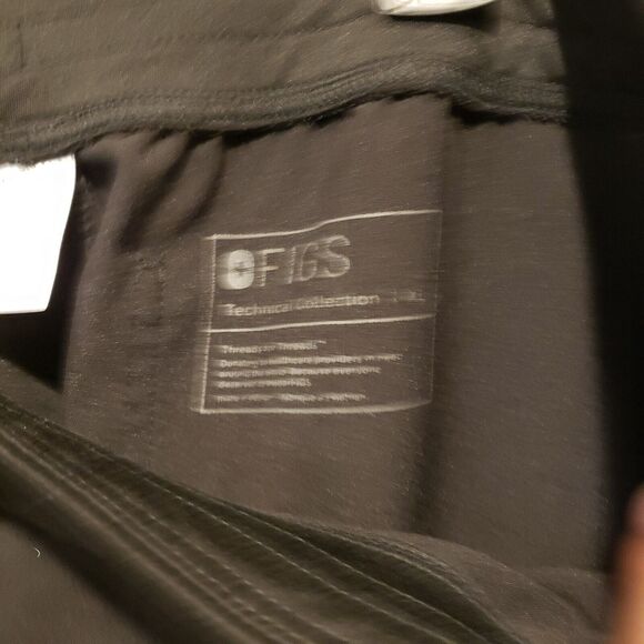 Figs Mens Size XL Technical Collection Black Nurse Scrub Pants Drawstring - Picture 6 of 12